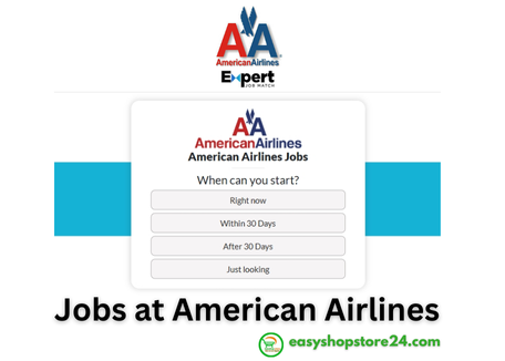 Jobs at American Airlines image -Easy shop store 24